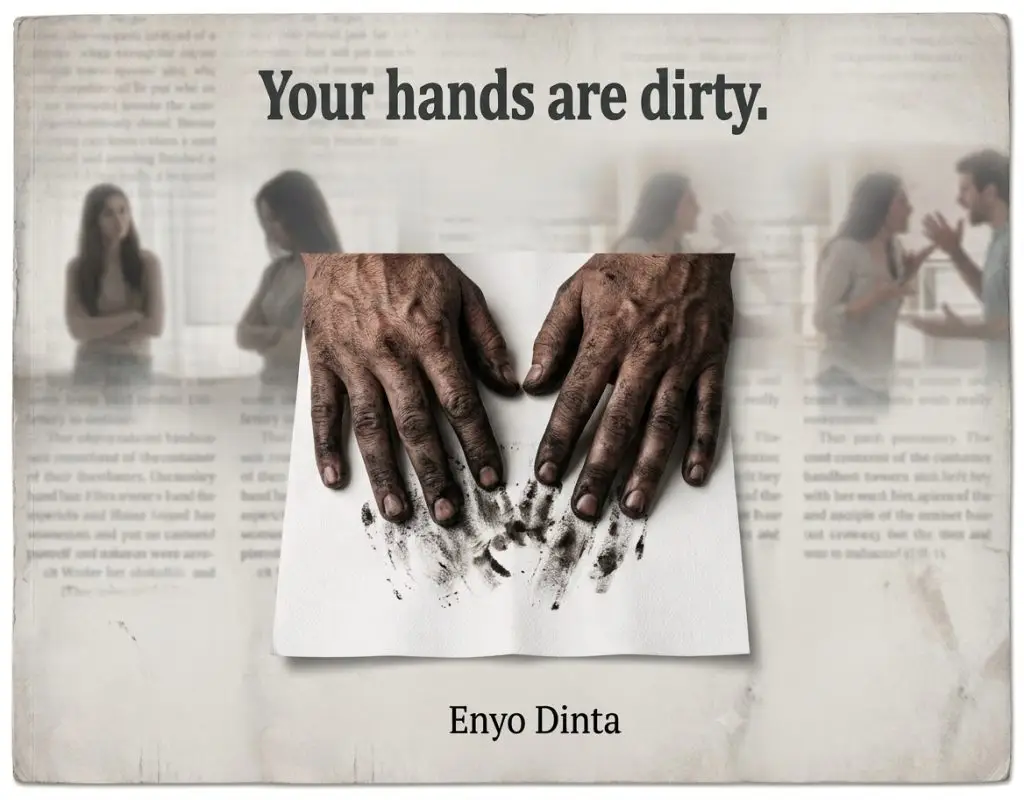 Your hands are dirty web